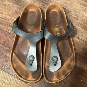 Birkenstock Gizeh in bluish grey